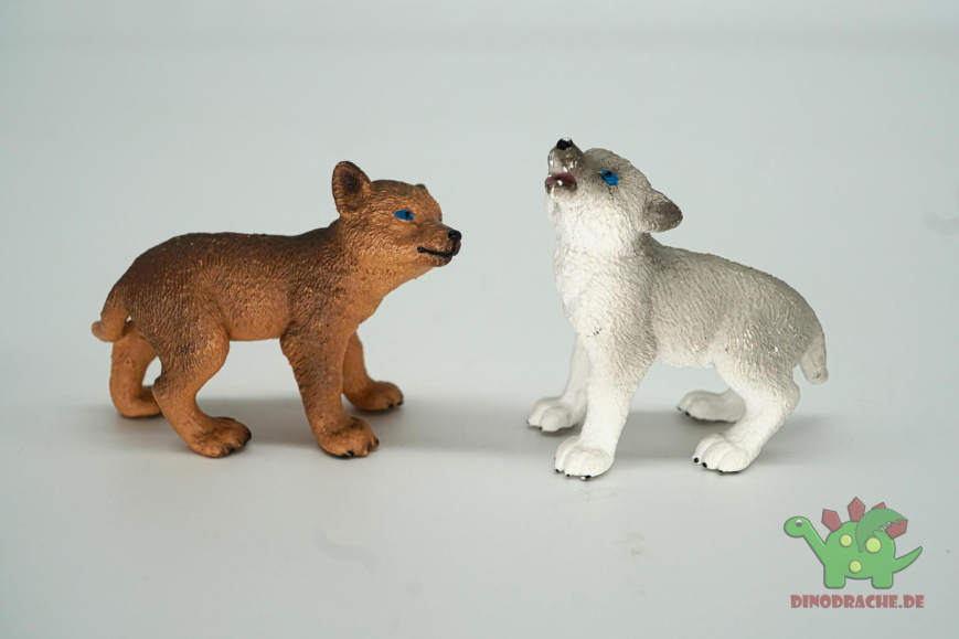 Schleich Wolfsmutter mit Welpen 42472